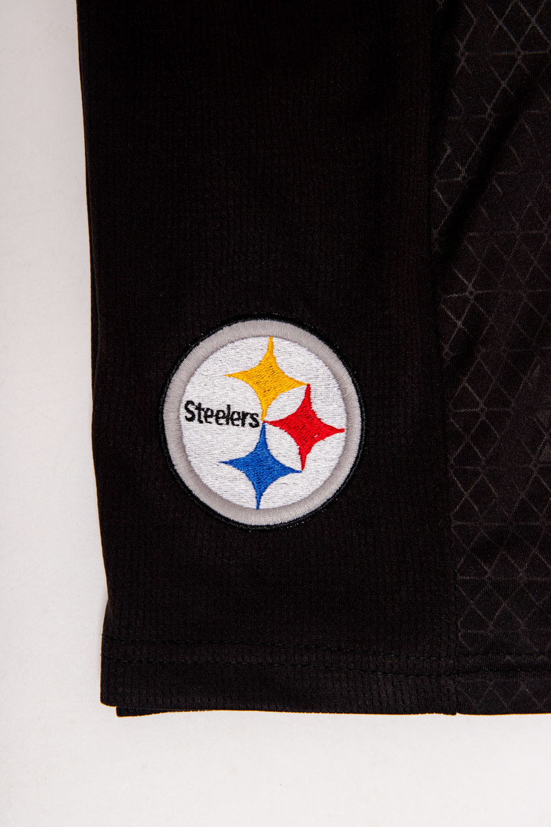 PITTSBURGH STEELERS VECTOR SHORTS- KIDS BLACK | Stateside Sports