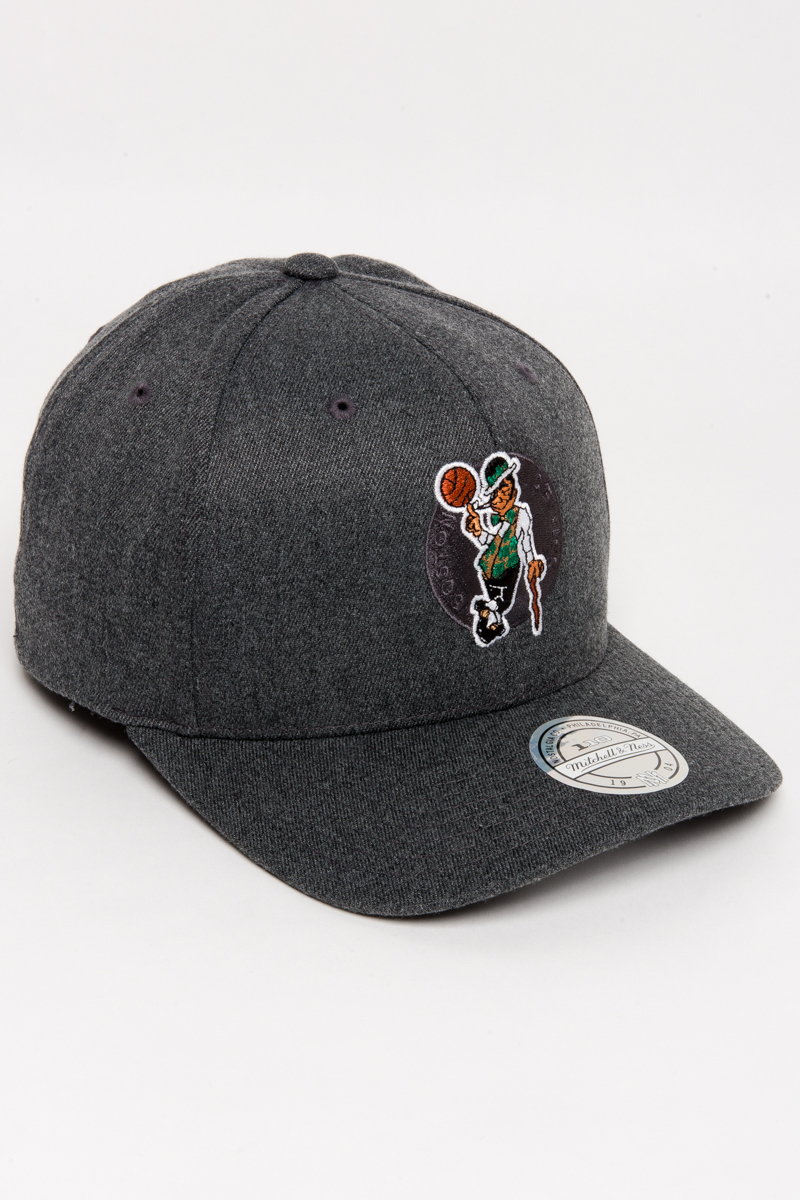 BOSTON CELTICS MITCHELL AND NESS DECON 110 SNAPBACK GREY