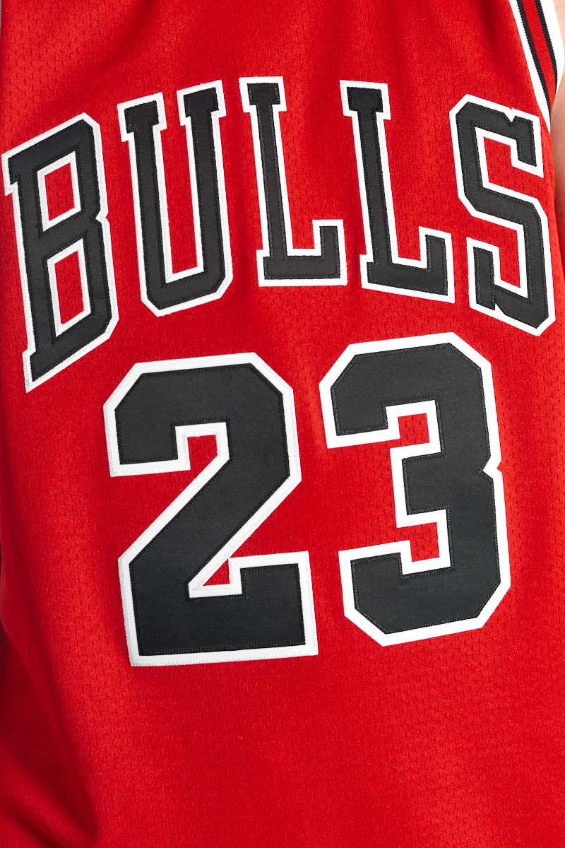 Michael Jordan Chicago Bulls Mitchell & Ness 1998 NBA Finals Hardwood Classics Authentic Player Jersey - Red
