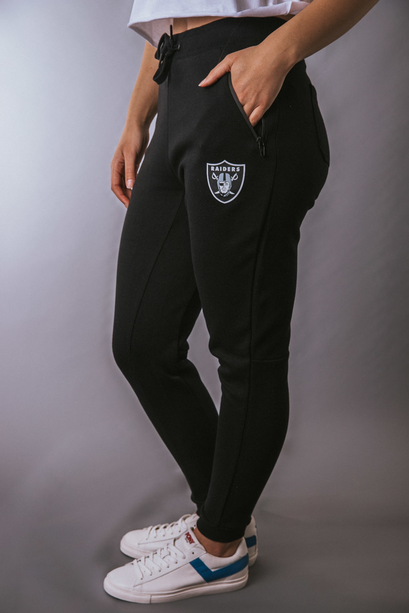 OAKLAND RAIDERS AIRLAYER TRACKPANTS - WOMENS BLACK | Stateside Sports