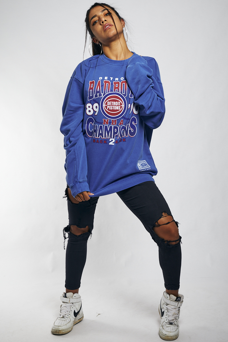 Isiah Thomas Detroit Pistons 88-89 HWC Swingman Jersey - Royal Blue -  Throwback