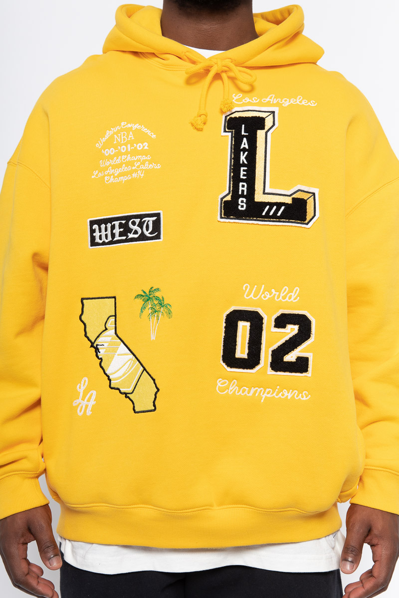 Los Angeles Lakers Yellow Hoodie