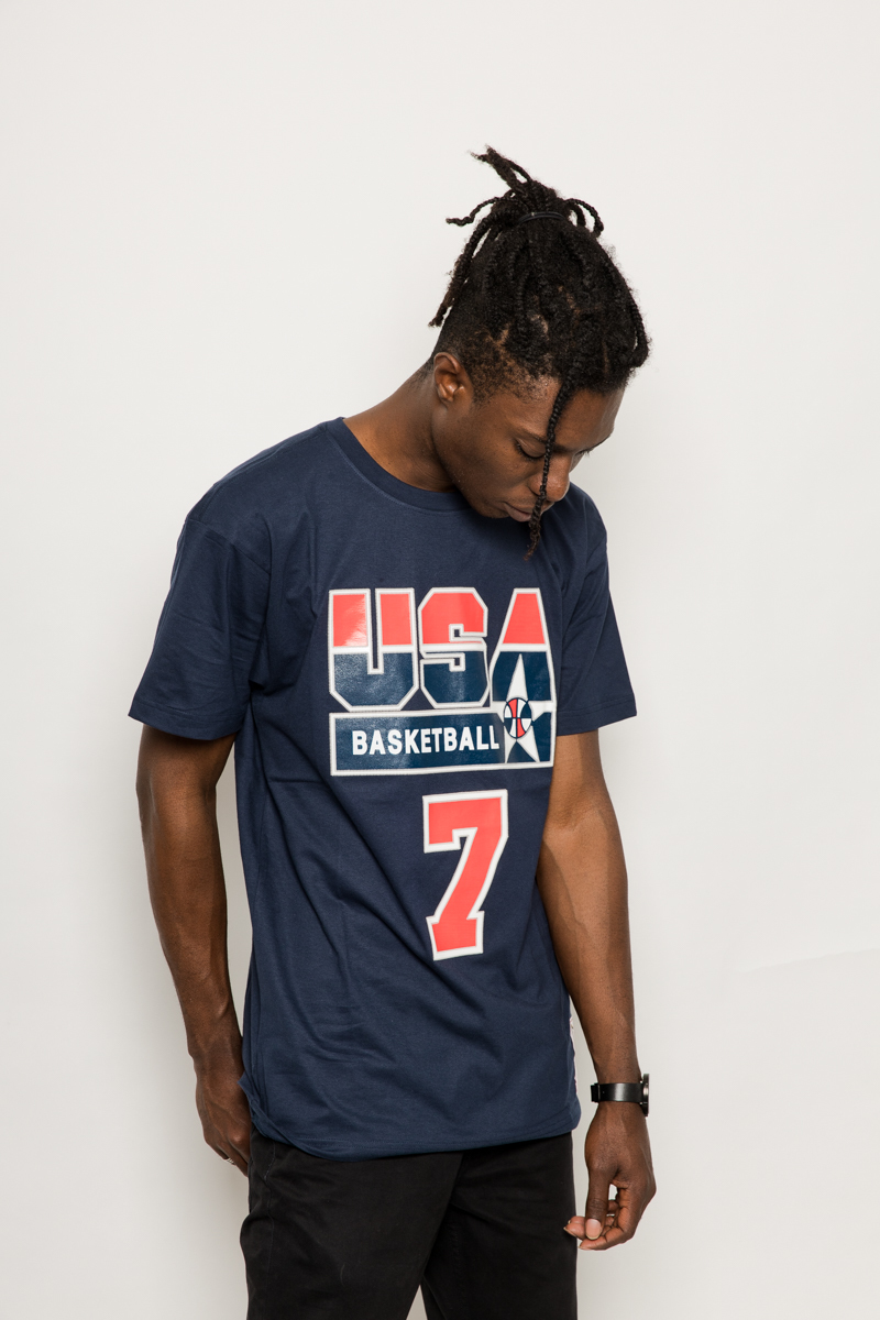 1992 Larry Bird Magic Johnson Dream Team USA Olympic Salem NBA T Shirt Size  Large – Rare VNTG