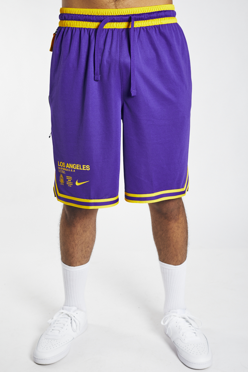 Official New Era NBA Colour Block LA Lakers Shorts C2_259