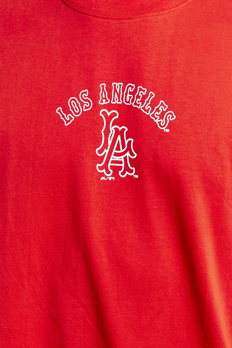 Majestic Los Angeles Angels MLB Baseball Red Sports T-Shirt Mens Size  Medium