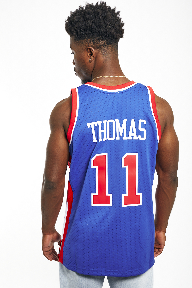 adidas Men's Isiah Thomas Detroit Pistons Retired Player Swingman