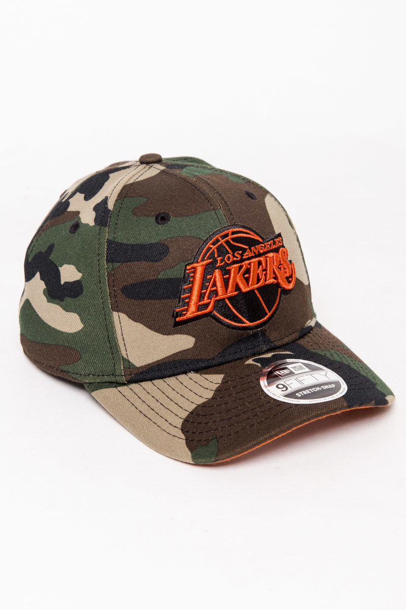 camo lakers hat