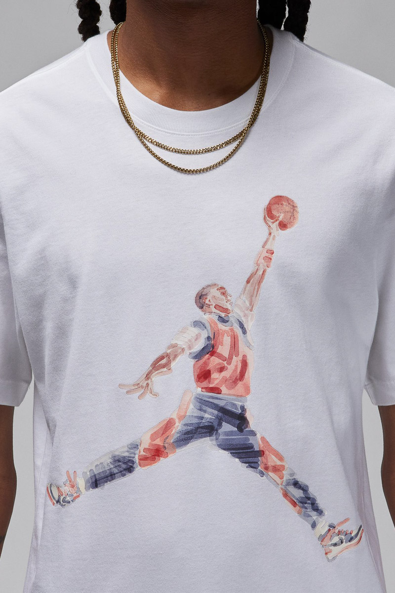 Watercolour Jumpman Tee | Stateside Sports