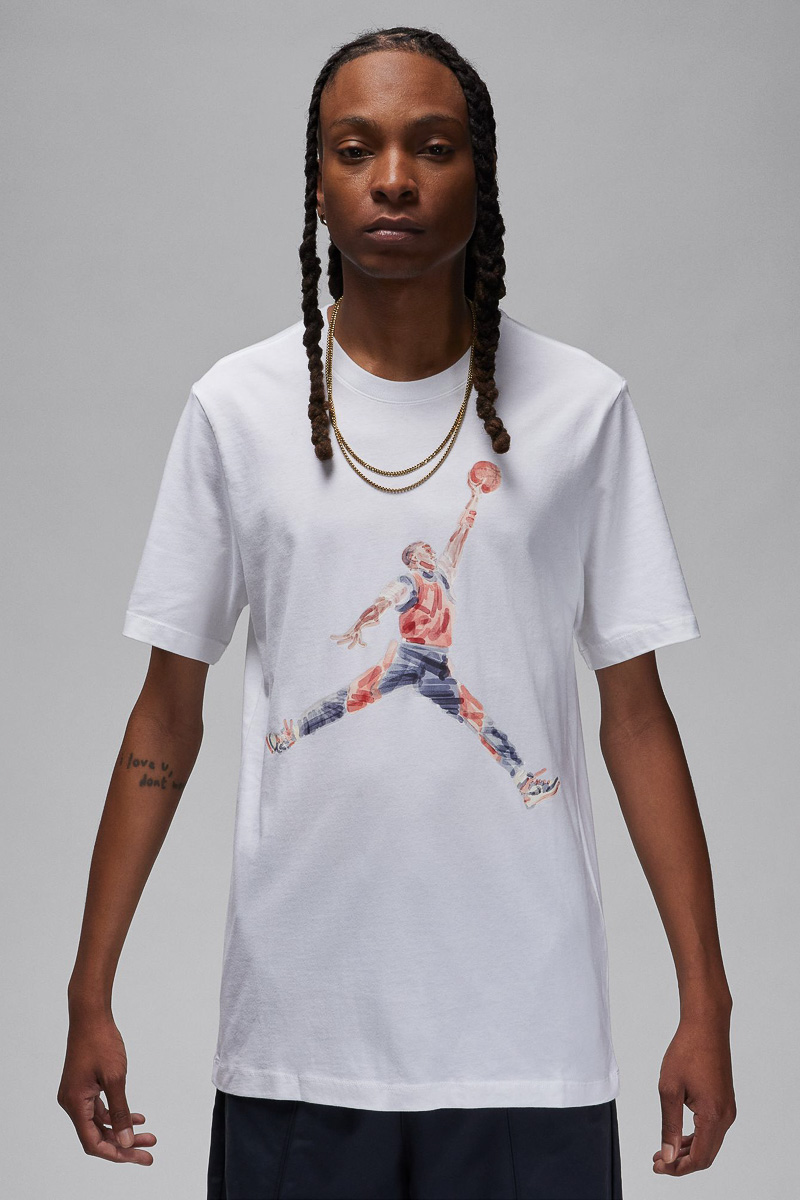 Watercolour Jumpman Tee | Stateside Sports