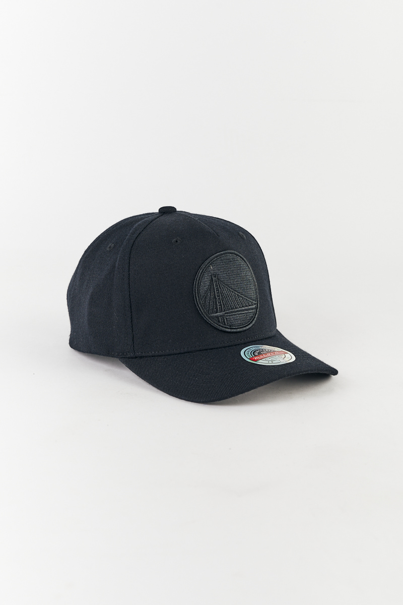 All black hot sale warriors hat