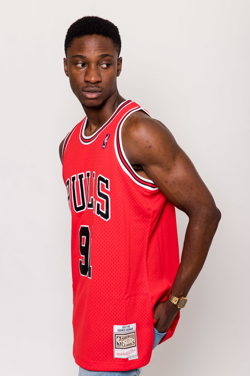 CHICAGO BULLS NBA SWINGMAN JERSEY - RED PIP MENS | Stateside Sports