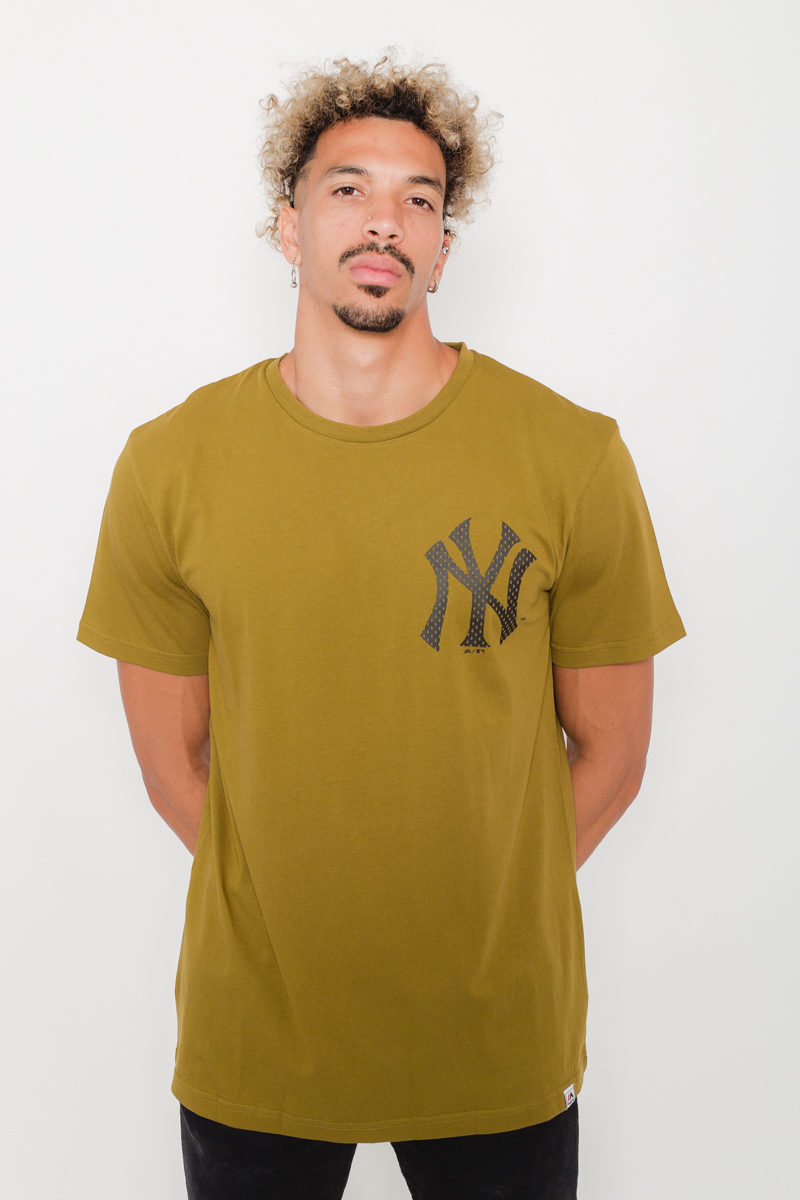 Yankees Mesh Camo T-Shirt- Mens Olive Green/Camo | Stateside Sports