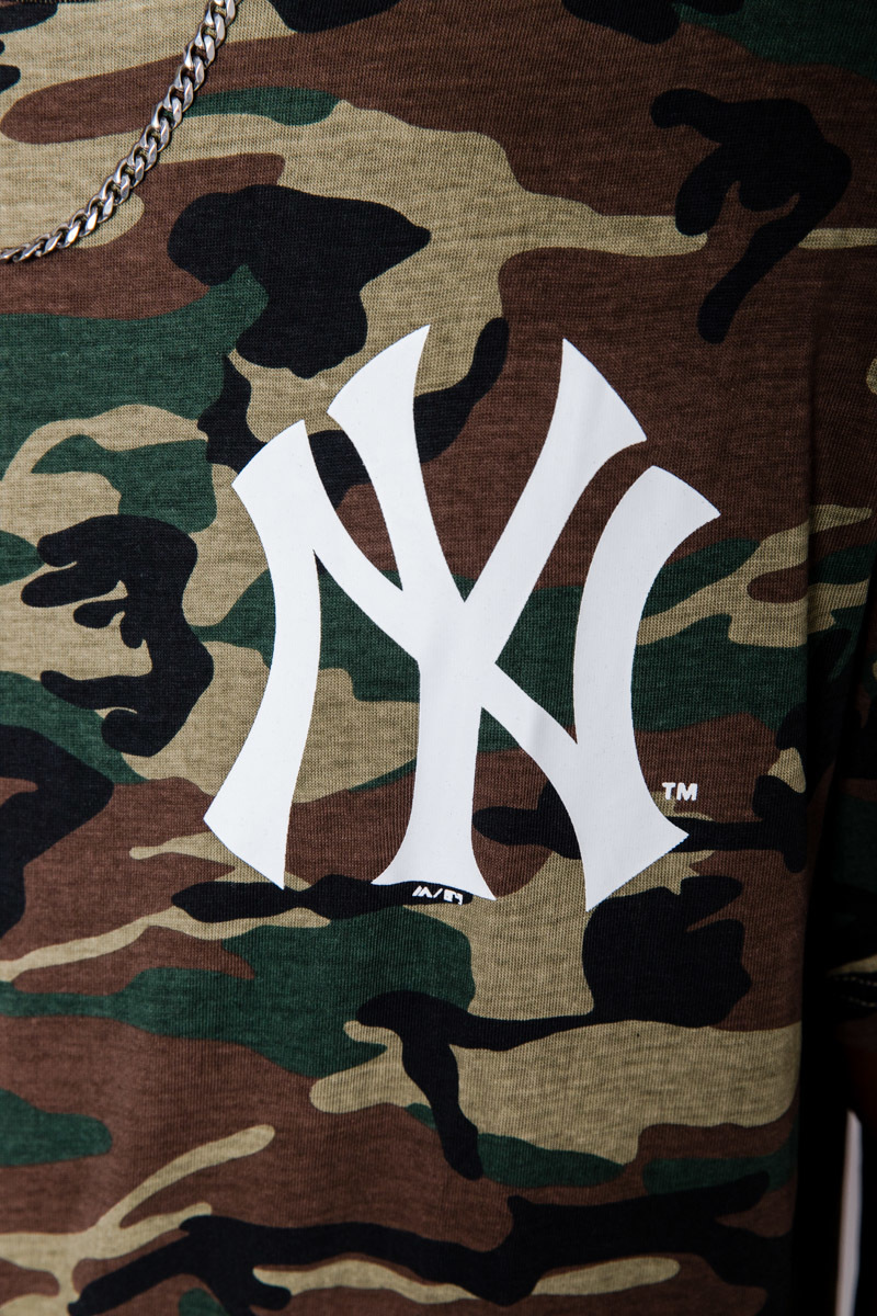 NEW YORK YANKEES FASDEN T-SHIRT- MENS CAMO