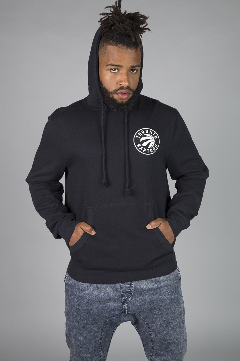 TORONTO RAPTORS MONO LOGO HOODY - BLACK MENS | Stateside Sports