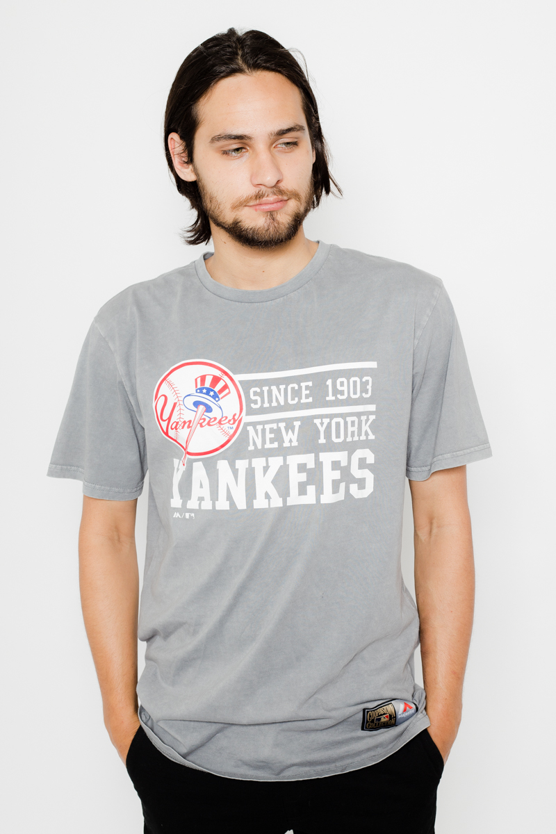 Pemberton Vintage Washed T-shirt- Mens Grey | Stateside Sports