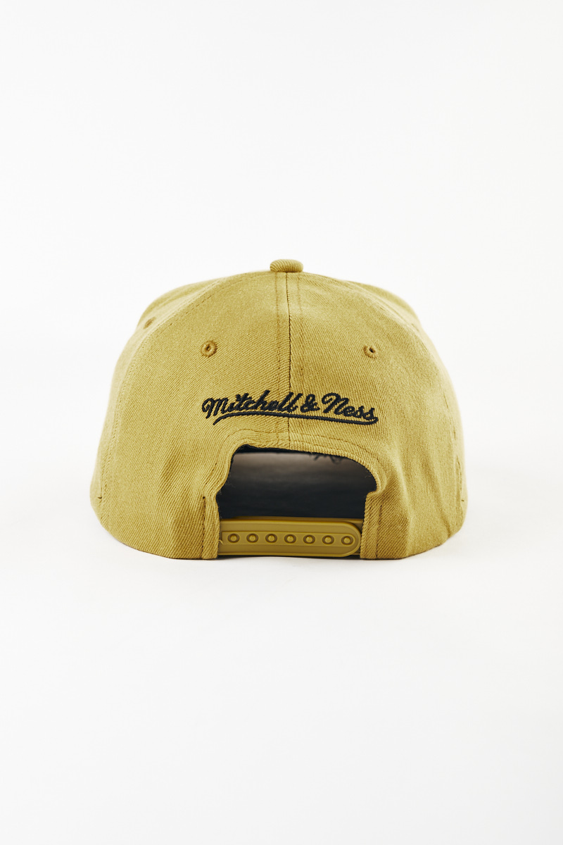 Mitchell & Ness Las Vegas Raiders 110 Snapback Cap In Khaki - FREE