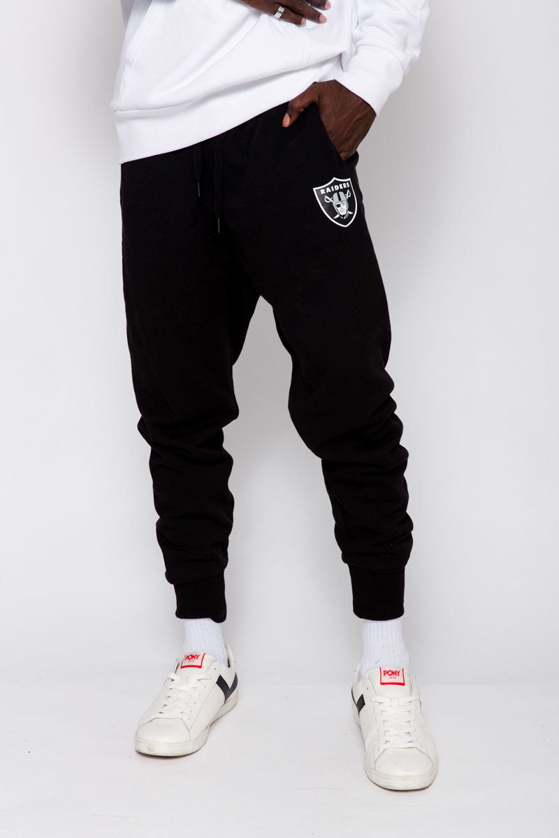 OAKLAND RAIDERS IVAN TRACK PANTS- MENS BLACK | Stateside Sports