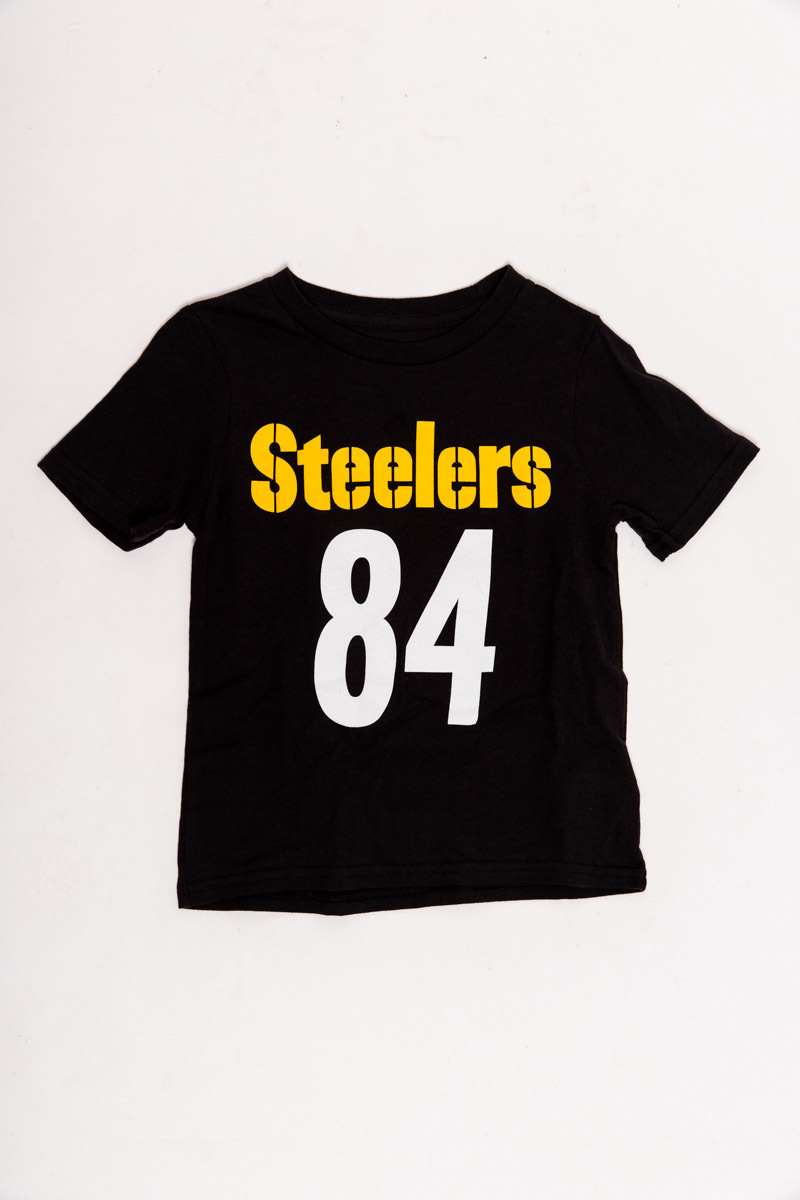 NFL Pittsburgh Steelers Antonio Brown 84 NFL Apparel Black Jersey Youth XS