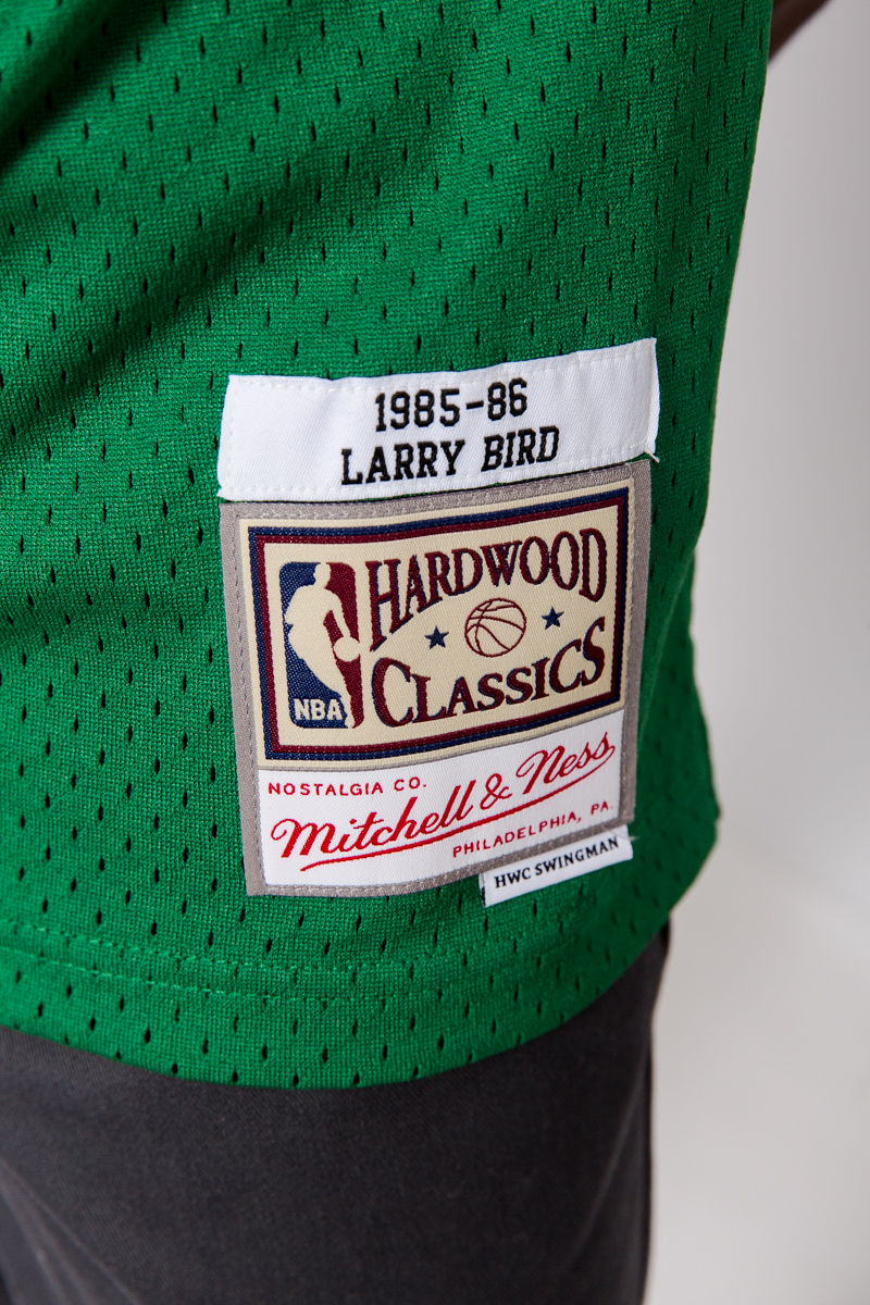 M & N NBA HARDWOOD CLASSIC LARRY BIRD #33 GREEN