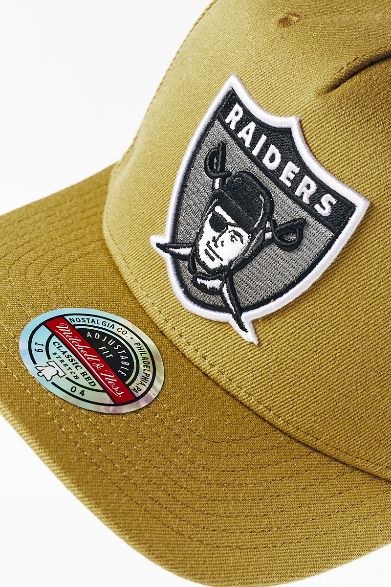 Mitchell & Ness Oakland Raiders Diamond One Redline Cap In Cucumber - FREE*  Shipping & Easy Returns - City Beach United States