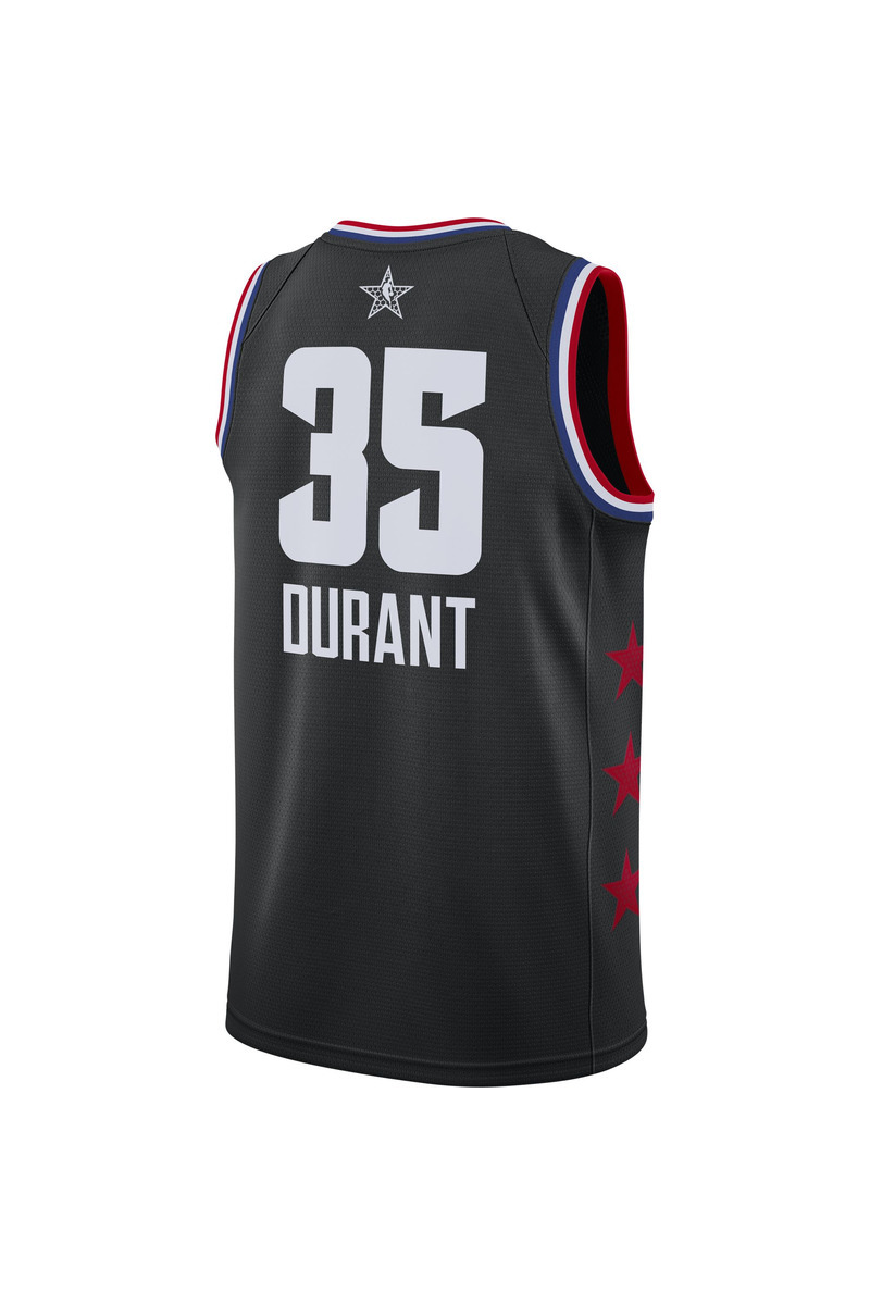 Nike NBA Warriors Kevin Durant Jersey Black AQ7295-014 - KICKS CREW