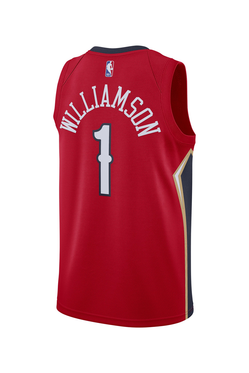 zion red jersey