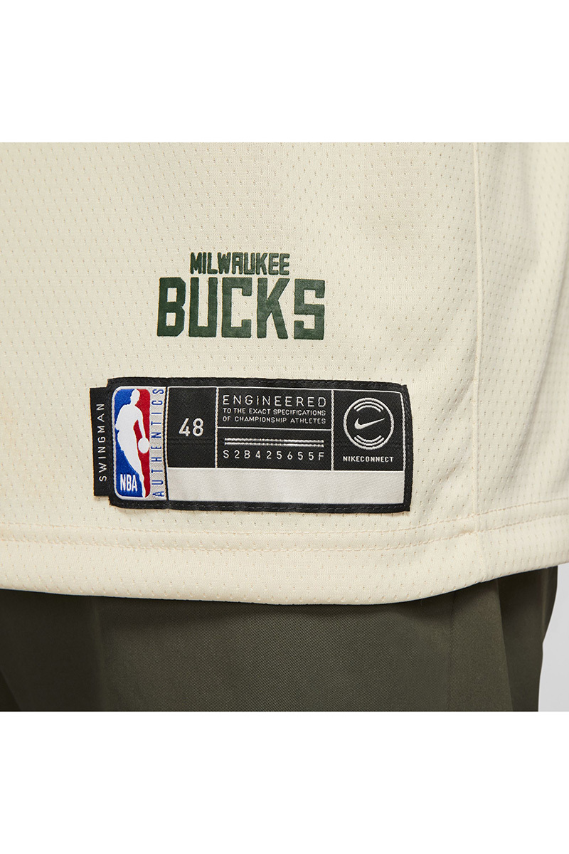 Giannis antetokounmpo jersey on sale cream