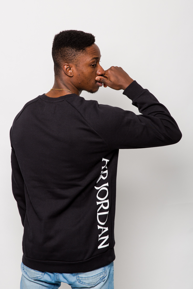 JORDAN BRAND JUMPMAN CLASSIC CREW NECK SWEAT MENS BLACK Stateside Sports