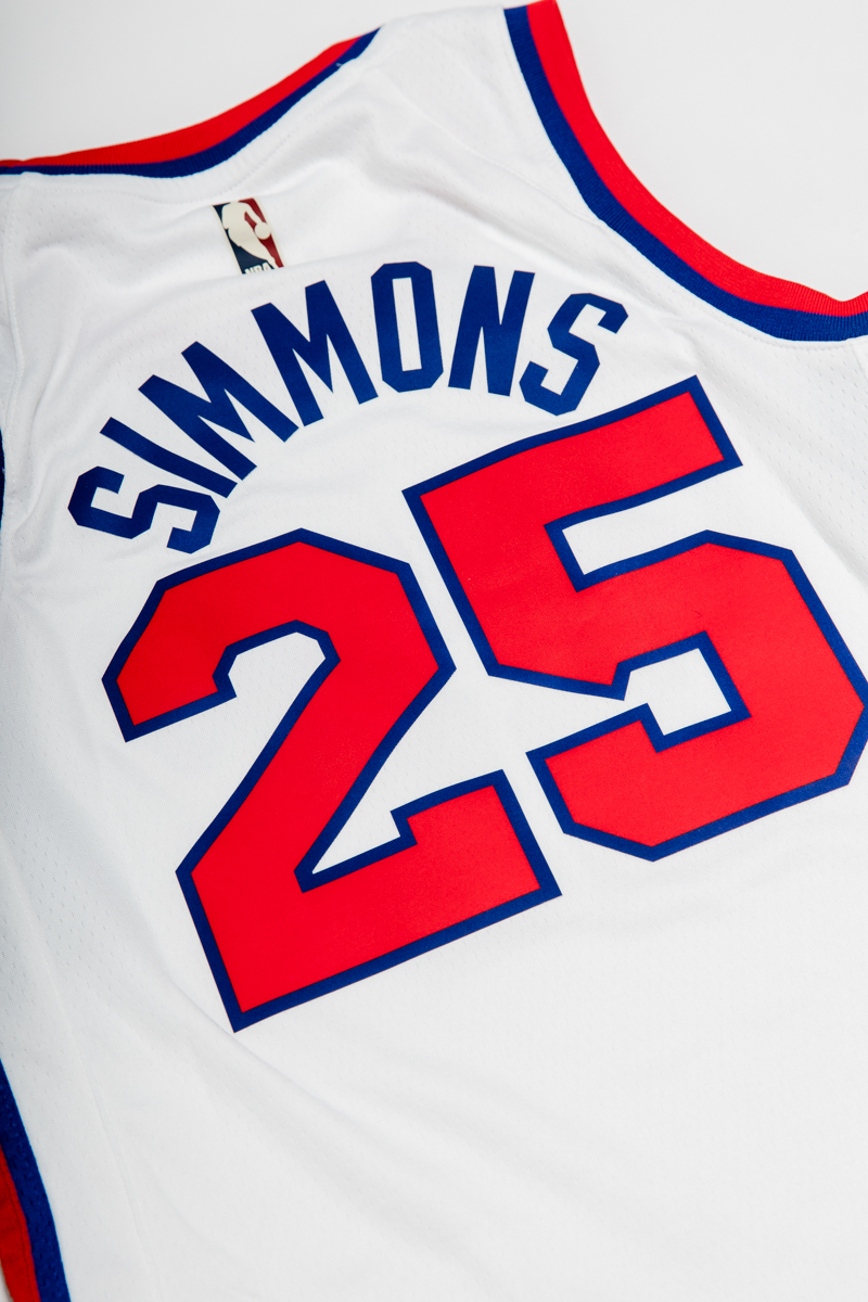 Ben Simmons Autographed Philadelphia 76ers White Authentic Nike Jersey