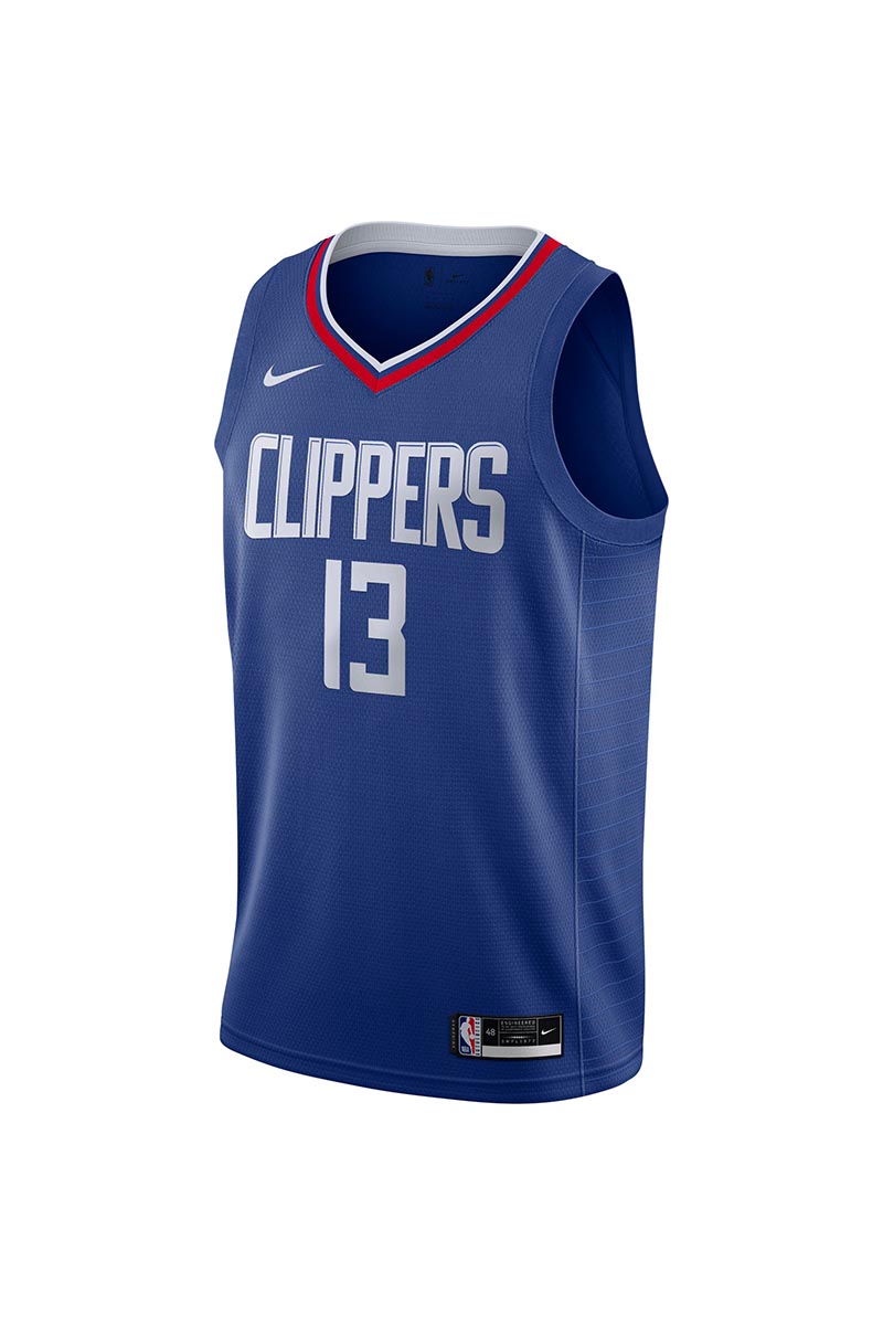 Paul george pinstripe jersey sale