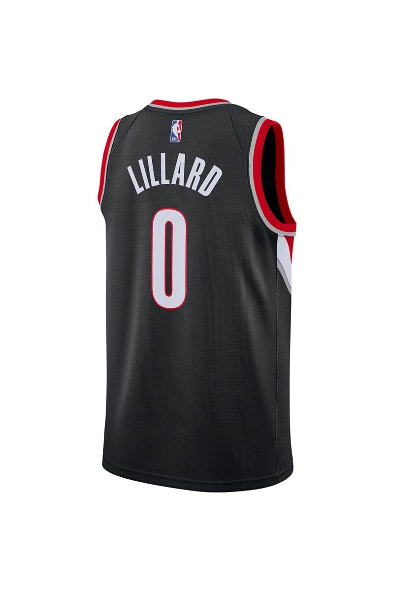 Portland Trail Blazers Damian Lillard Nike Icon Swingman Jersey ...