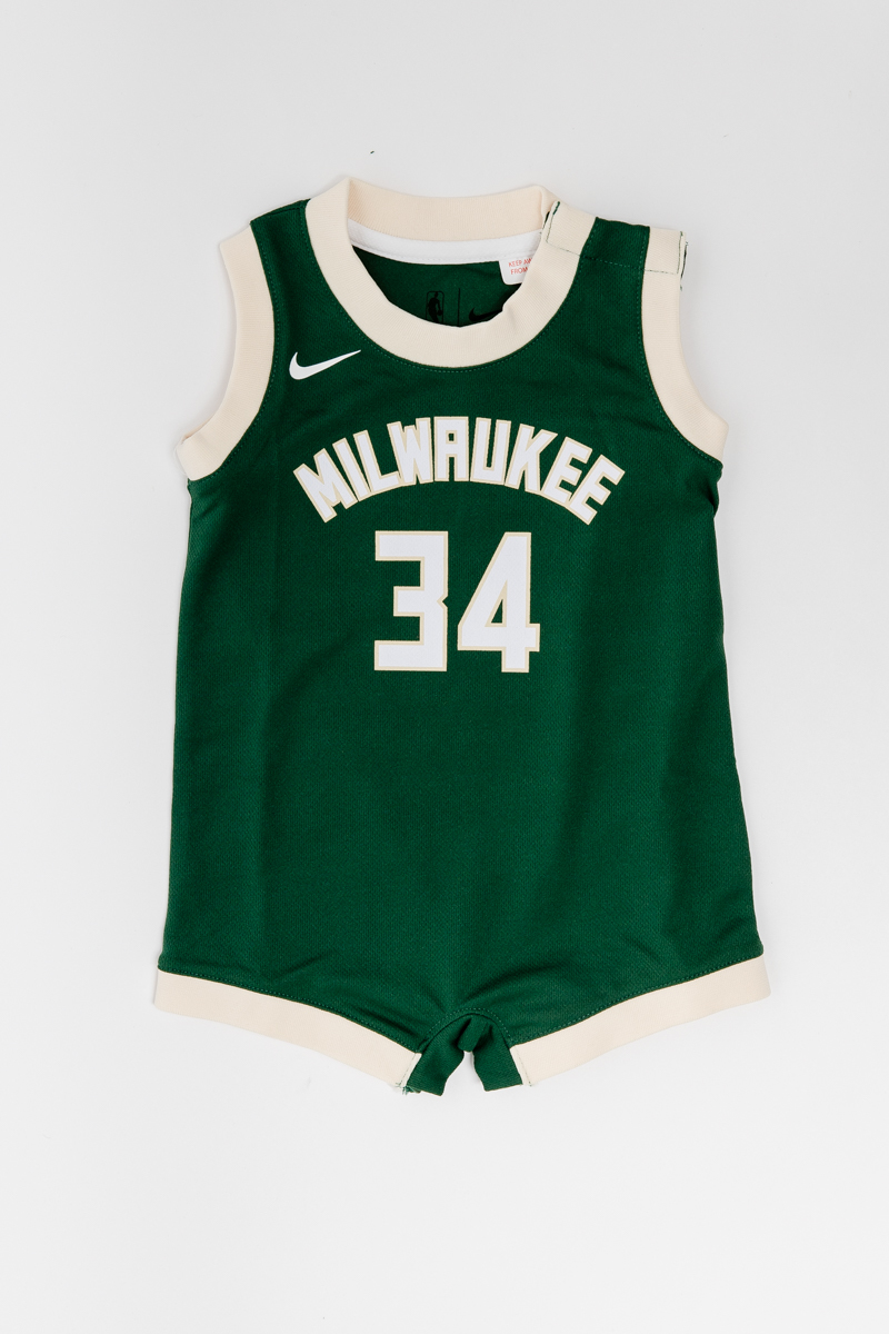 Giannis Antetokounmpo Milwaukee Bucks NBA Toddler Boys 2-4 Green Icon  Edition Player Jersey