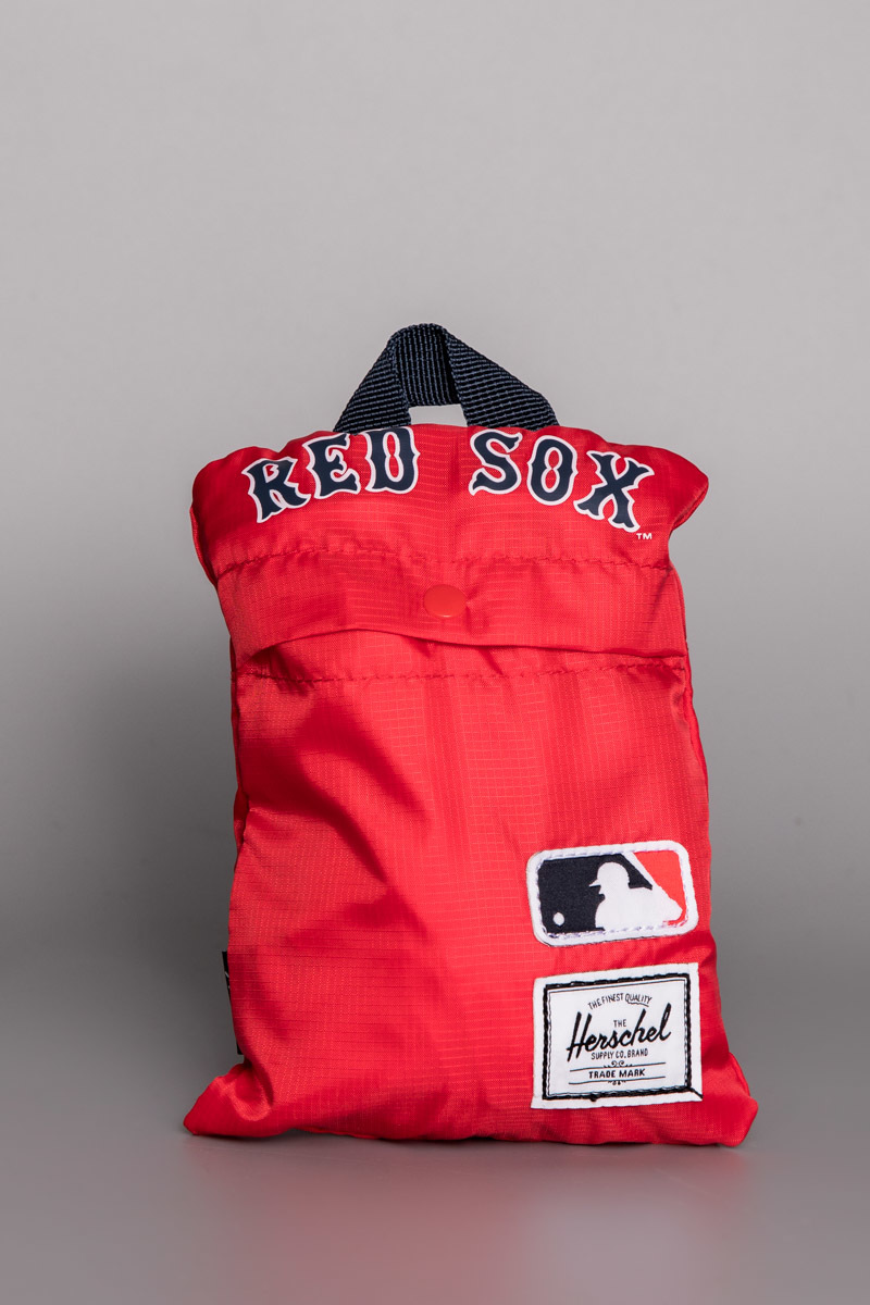 HERSCHEL BOSTON RED SOX PACKABLE DUFFLE RED Stateside Sports