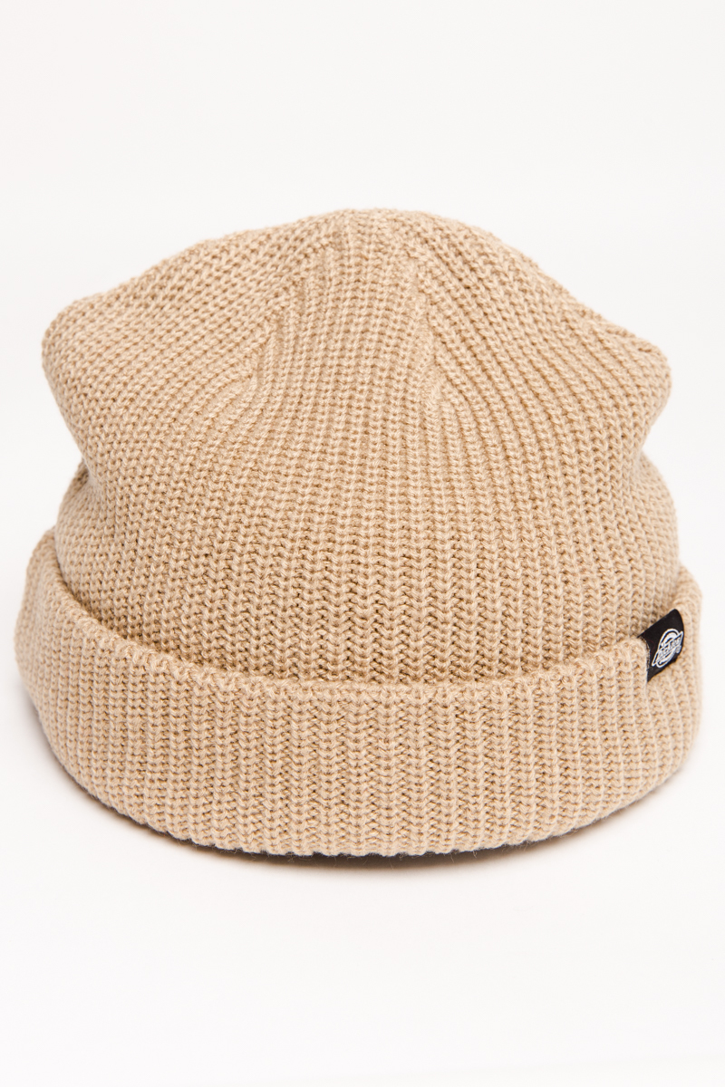 DICKIES SEATTLE FISHERMAN KNIT BEANIE- TAN | Stateside Sports