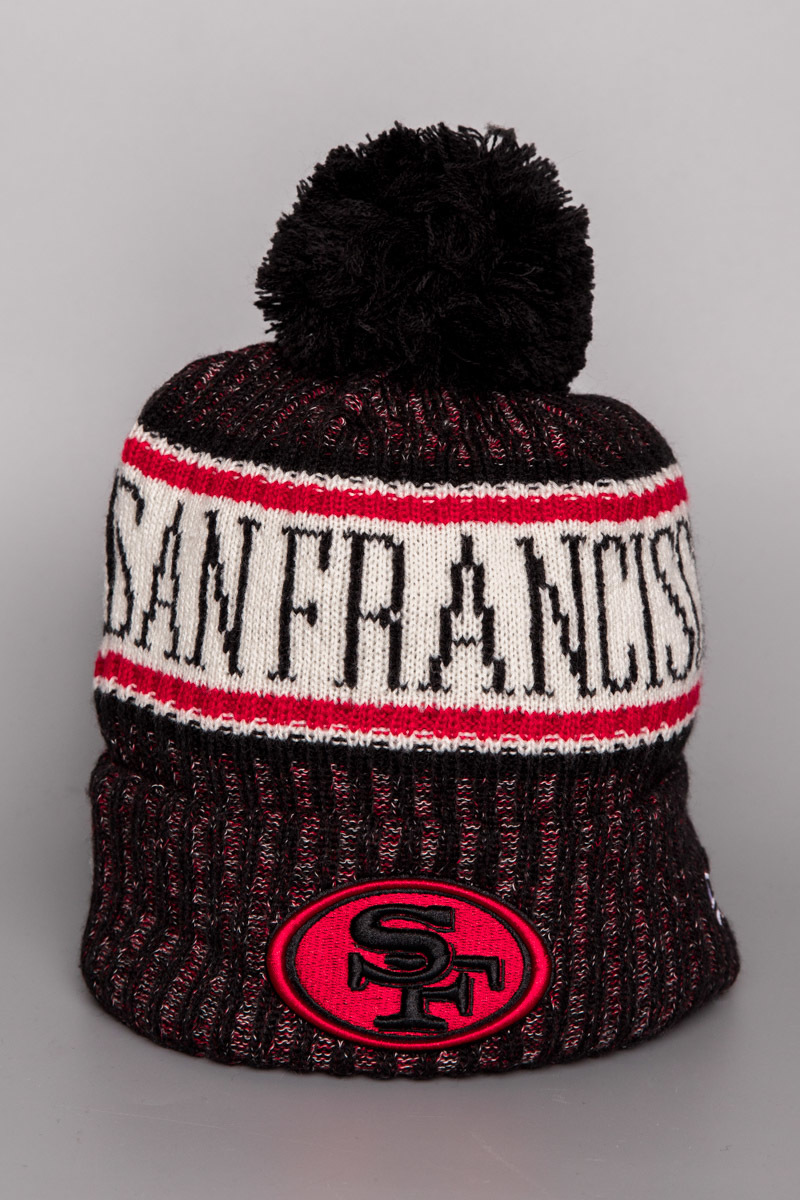 New Era Team NFL San Francisco 49ers Cuffed Knit Pom Beanie OSFA