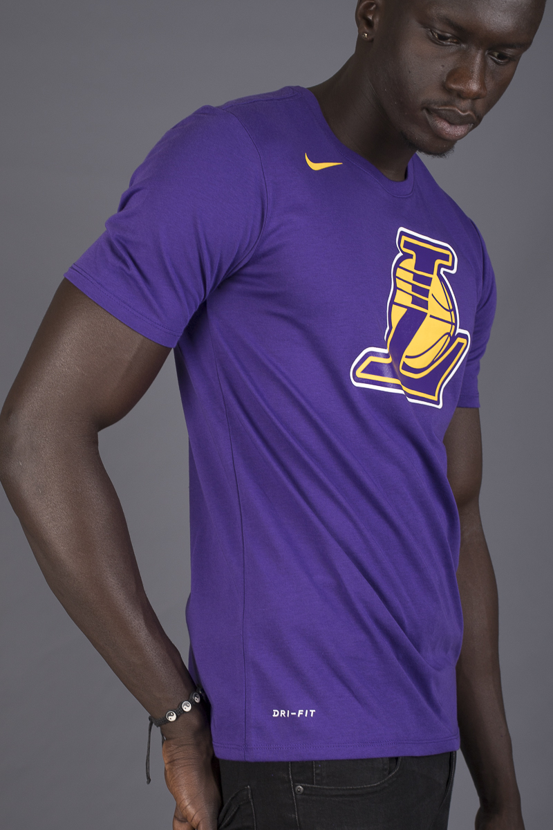 LOS ANGELES LAKERS DRY LOGO TEE 870514 547