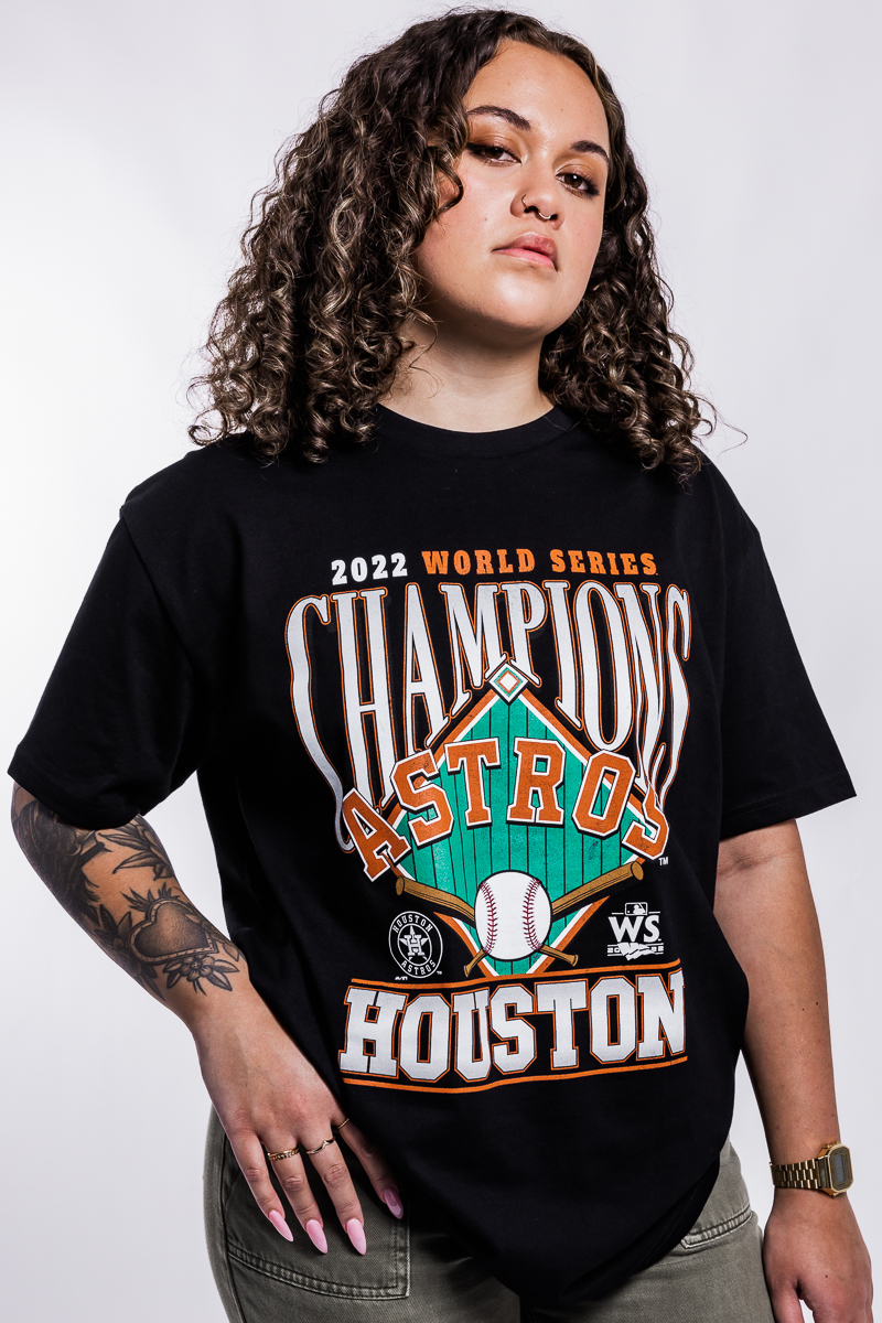 Women's Nike Navy Houston Astros 2022 World Series Champions Prize T-Shirt