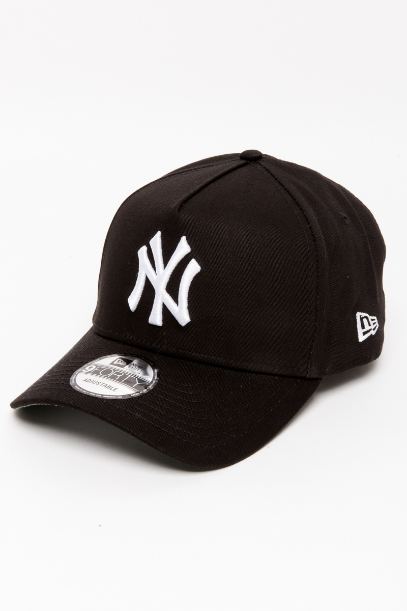 NEW YORK YANKEES NEW ERA 9FORTY A-FRAME SNAPBACK- BLACK | Stateside Sports