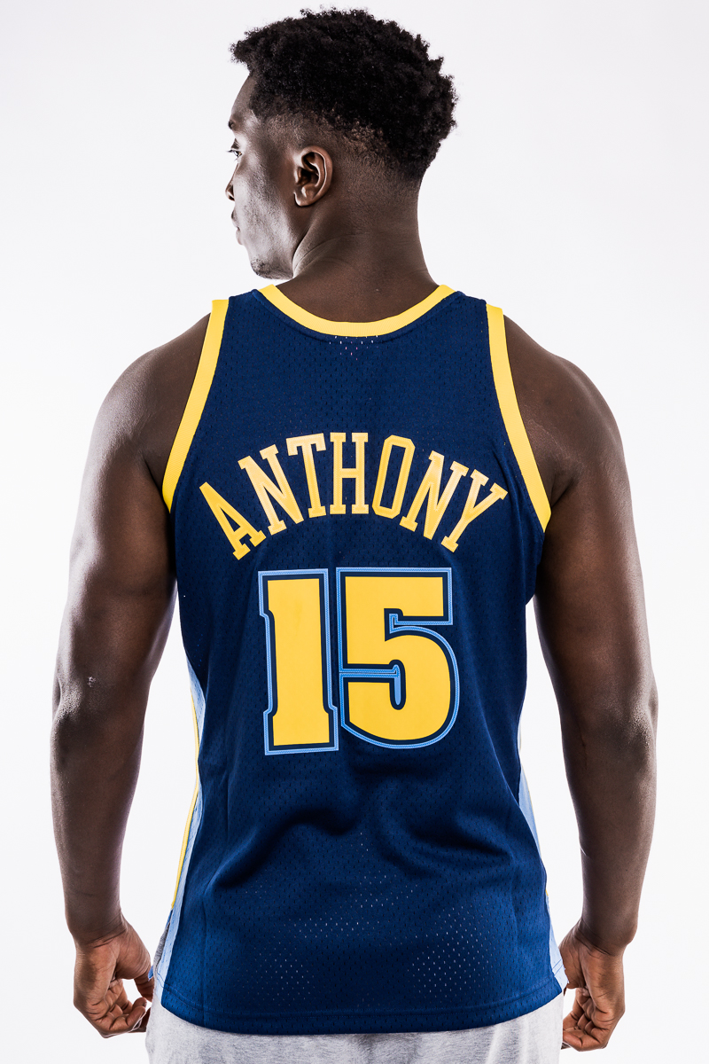 Carmelo Anthony Denver Nuggets Hardwood Classics Throwback NBA Swingma –  Basketball Jersey World