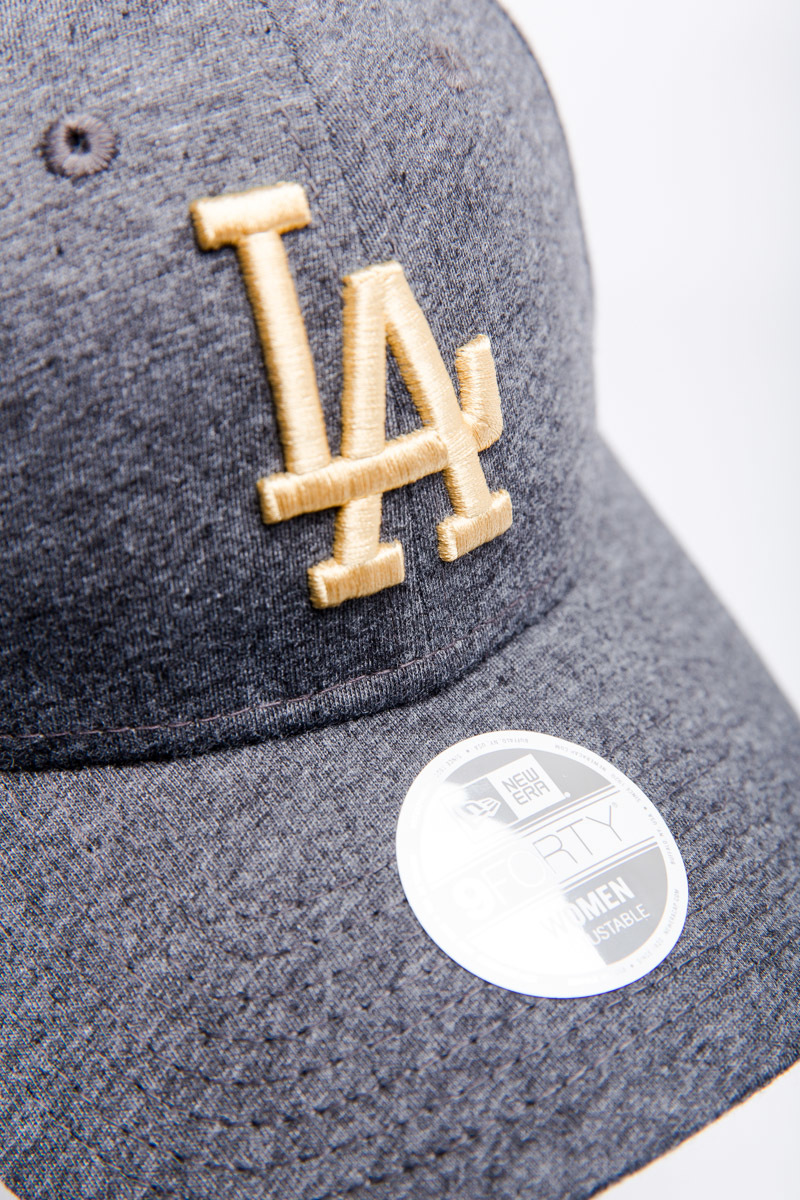 LOS ANGELES DODGERS GOLDEN JERSEY 9FORTY STRAPBACK- WOMENS GREY ...