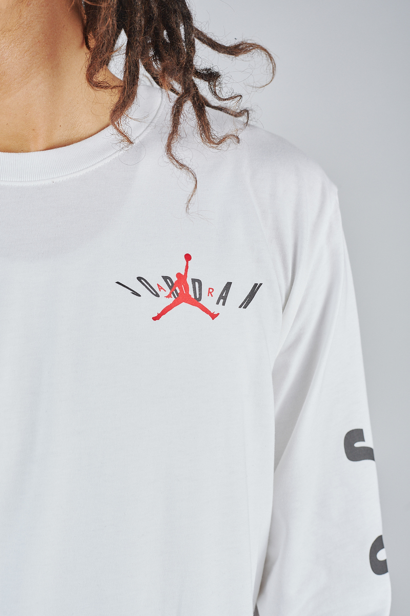 Air Jordan Swerve Long-Sleeve- Mens White | Stateside Sports