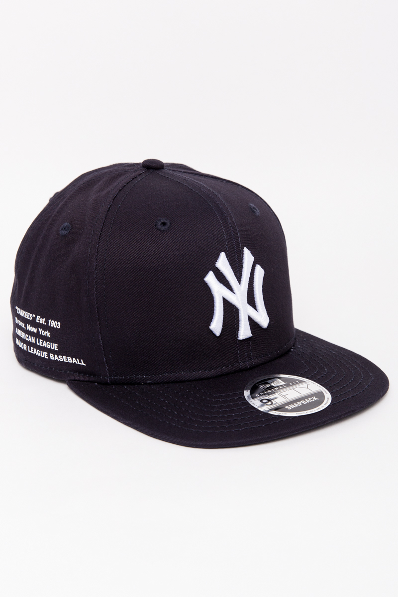 NEW YORK YANKEES NEW ERA OFFSIDE 9FIFTY SNAPBACK- NAVY | Stateside Sports