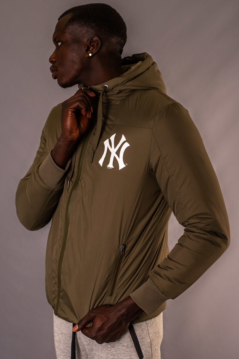 NEW YORK YANKEES APOLLO PUFFER JACKET- MENS BLACK