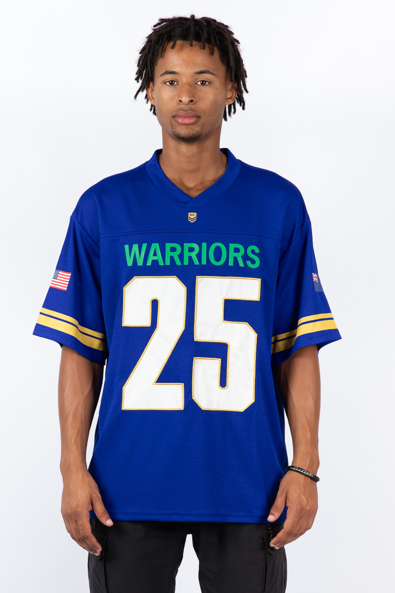 New Zealand Warrirors NRL 2025 Vegas Grid Iron Tee