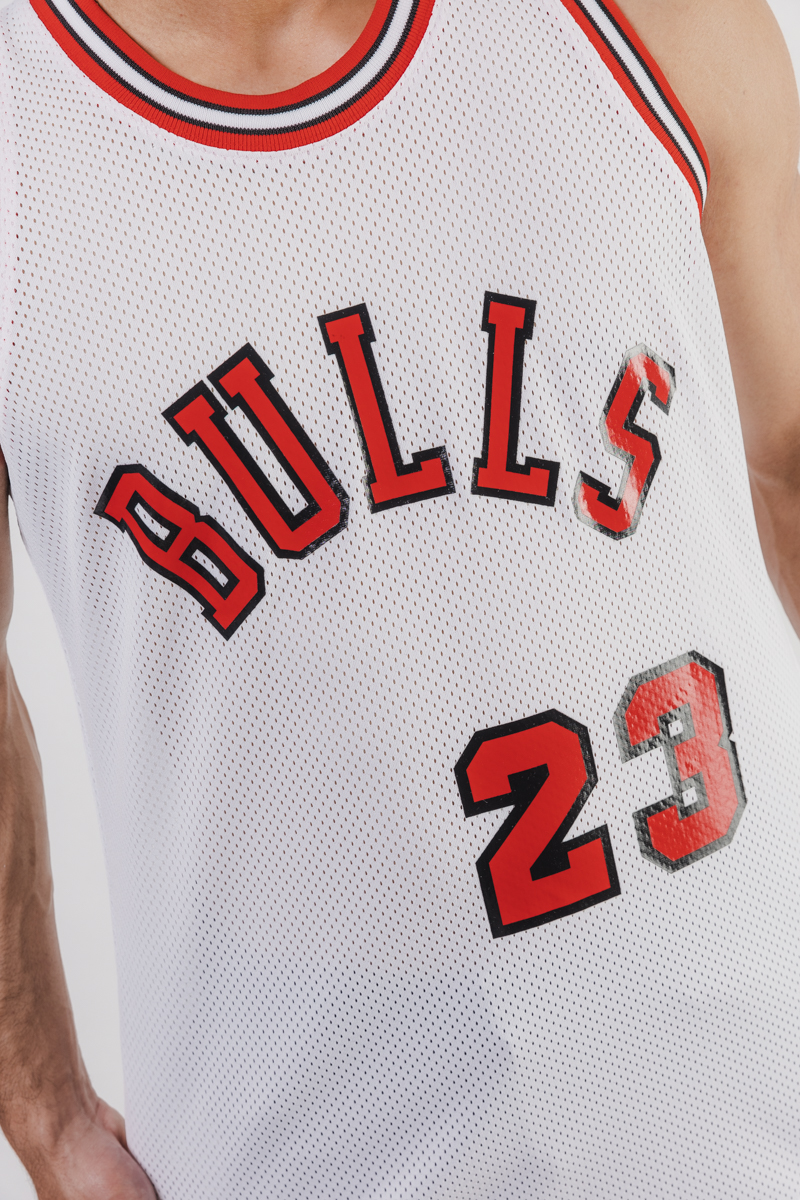 Mitchell And Ness x NBA Men Chicago Bulls Michael Jordan Jersey - White 94  white