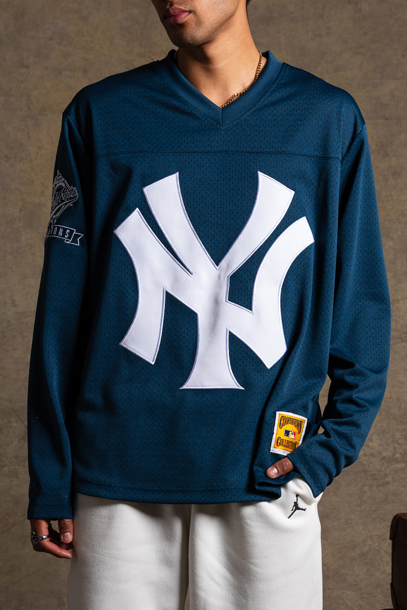 Yankees Baseball Majestic Baseball Jersey Size 40 NY Yankees Mesh