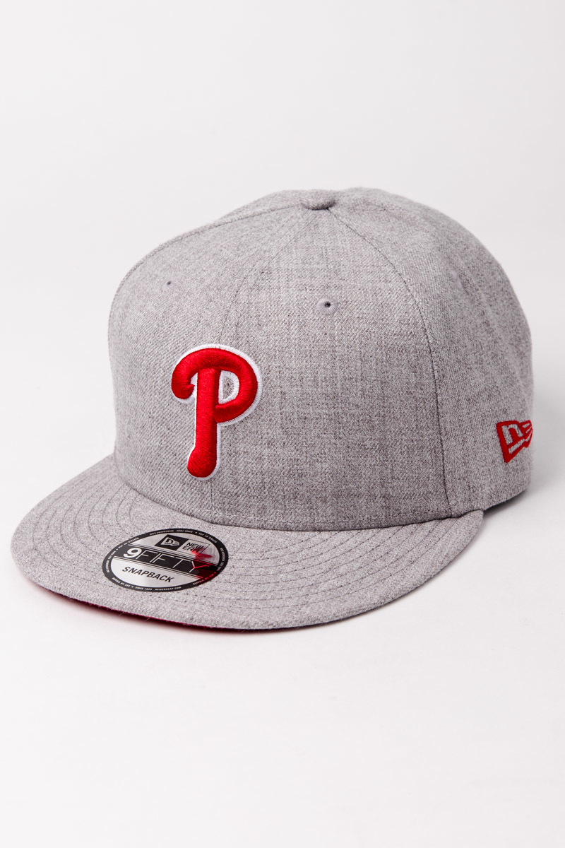 grey phillies snapback