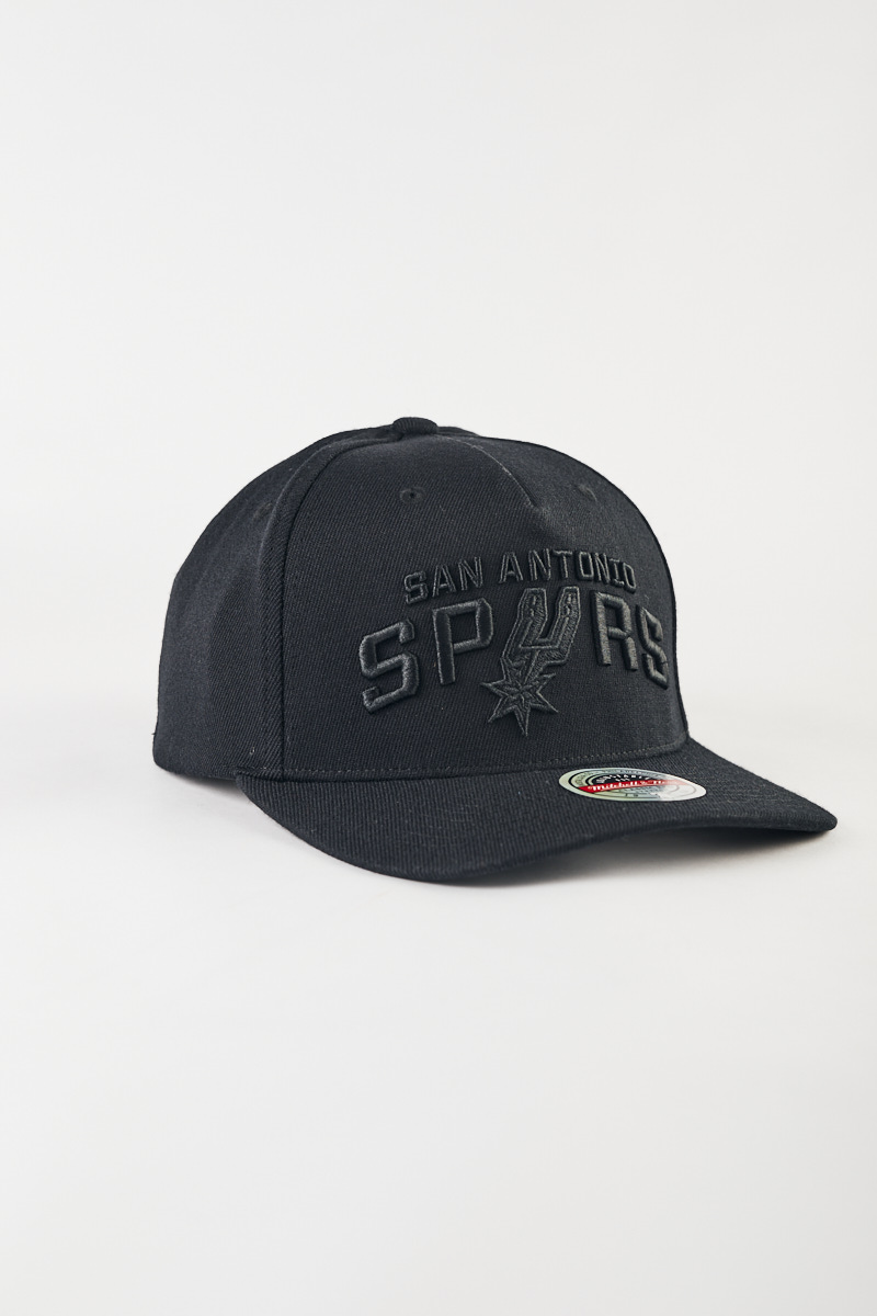 San Antonio Spurs Team Logo Pinch Panel in Black/Black | Stateside Sports