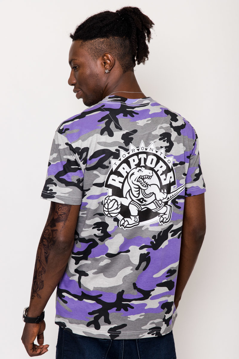 TORONTO RAPTORS CAMO T-SHIRT- MENS PURPLE | Stateside Sports