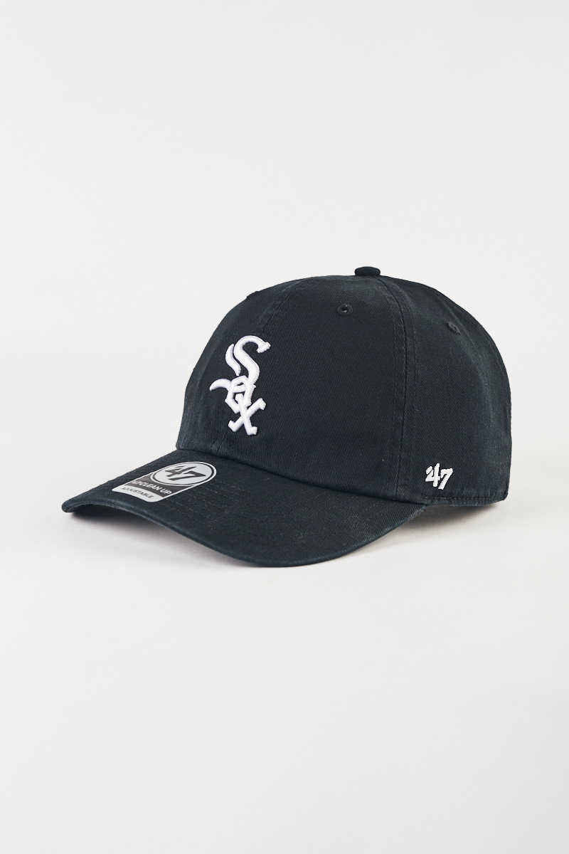 Chicago White Sox Core MVP Pinch Crown Snapback in Black/Black